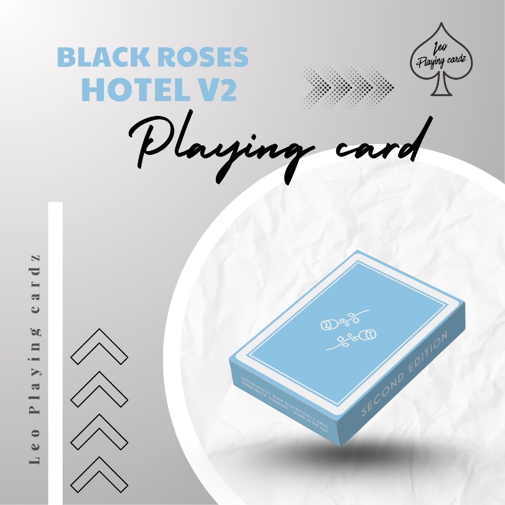 Bộ bài tây, sưu tầm BLACK ROSES HOTEL SECOND ED playing card