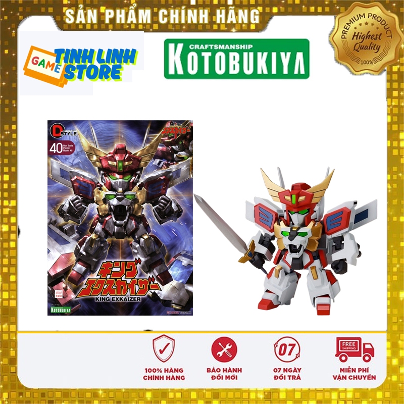 Mô Hình Lắp Ráp Kotobukiya D-Style No.40 King Exkaiser - Hàng Chính Hãng Nhật Bản