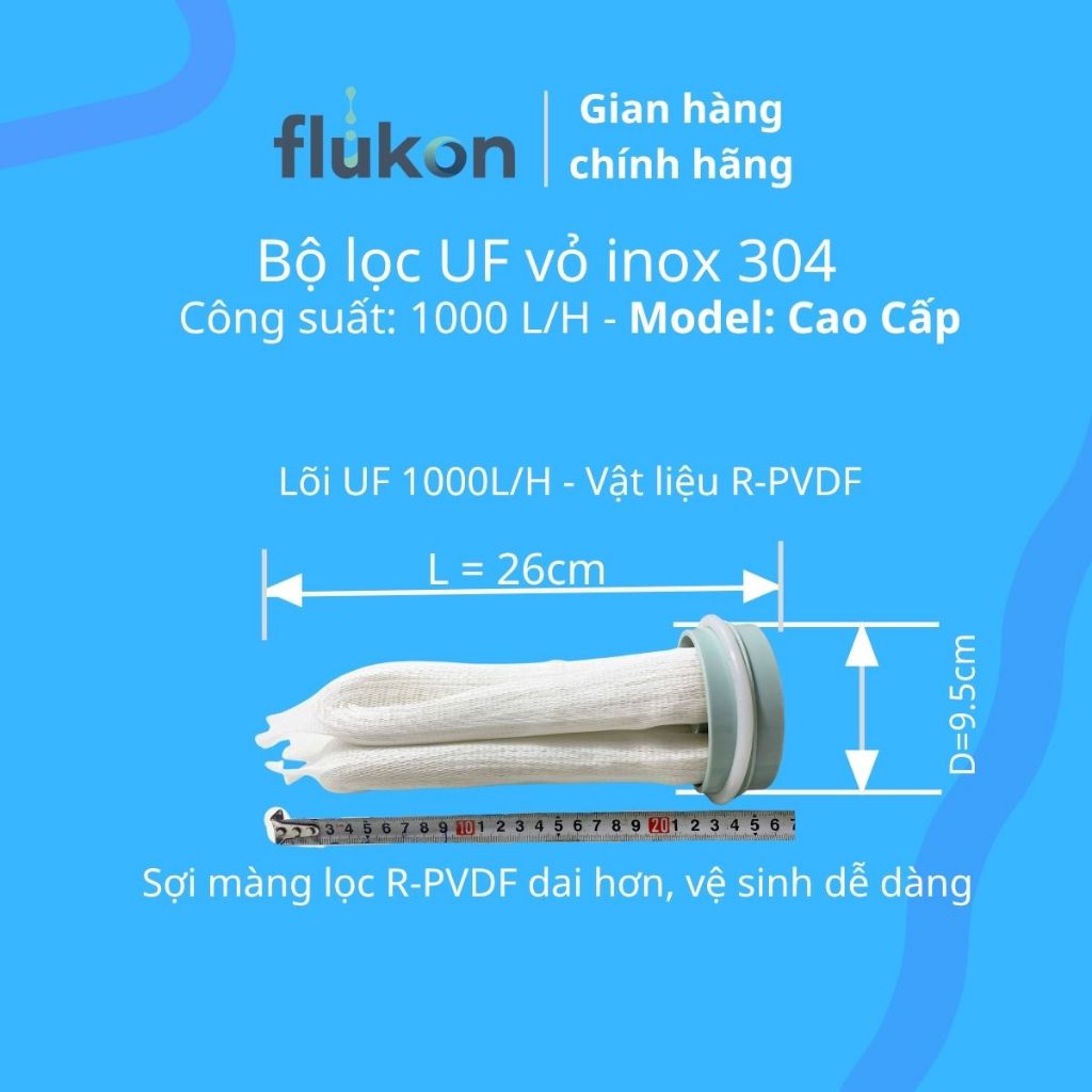 Lõi Lọc UF Thay Thế Cho Bộ Lọc UF 1000L, 2000L, 3000L, 4000L, 5000L,8000L và 10000L