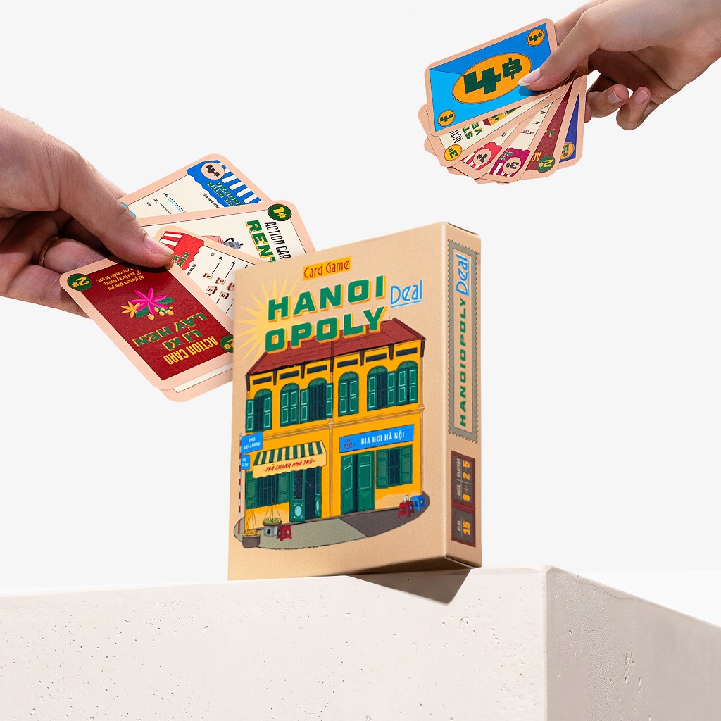 Bộ Trò Chơi Thẻ Bài Tỷ Phú The Craft House - HANOIOPOLY DEAL