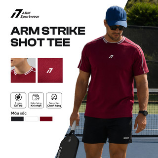 Áo Thun Thể Thao Nam Pickleball ARM ACTIVE STRIKE SHOT TEE thoáng khí, nhanh khô vận động thoải mái