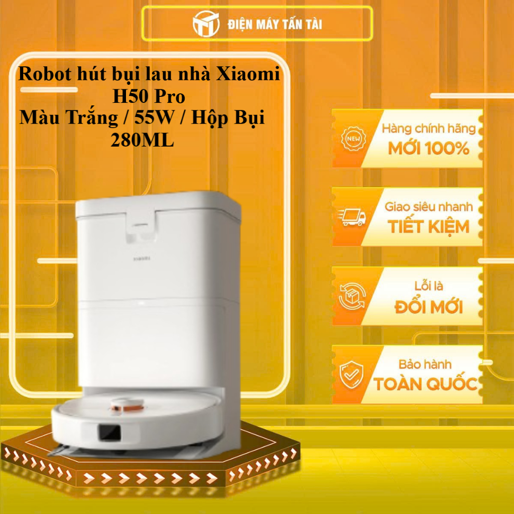 (TOÀN QUỐC) - H50 Pro - Robot hút bụi lau nhà Xiaomi H50 Pro