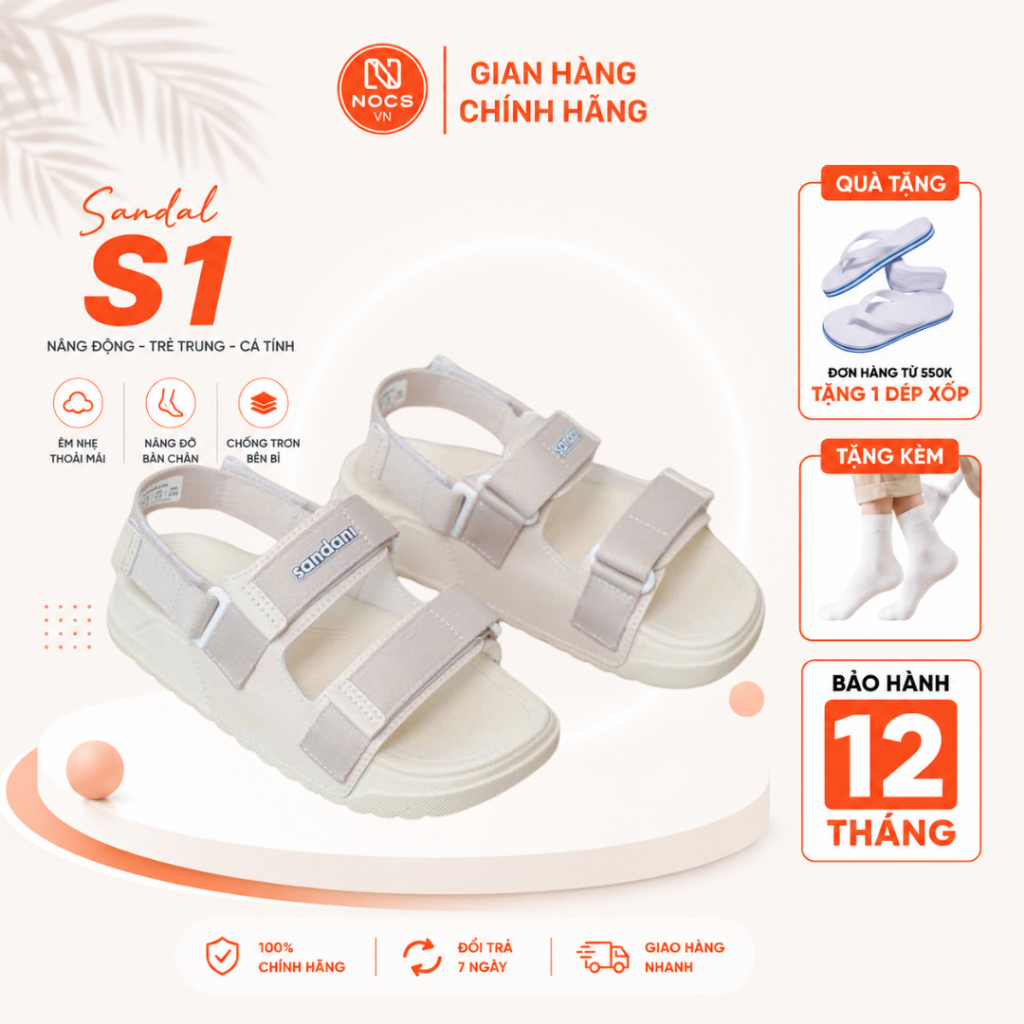 Dép Sandal Bé Gái SANDANI S1 Giày Trẻ Em Quai Ngang Dép Sandal Bé Trai Đế Phylon Nhẹ Êm Bền Chống Tr
