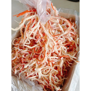 Túi Zip 500G Khô Mực Xé Sợi Hấp Nước Dừa Ăn Liền