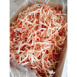 Túi Zip 500G Khô Mực Xé Sợi Hấp Nước Dừa Ăn Liền
