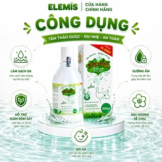 Nước tắm gội thảo dược cho trẻ Elemis 200ml