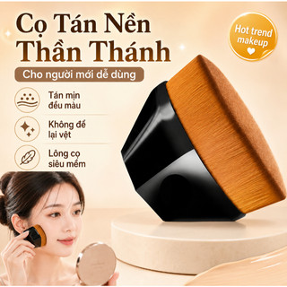 Cọ Tán Kem Nền Chuyên Nghiệp Lông Siêu Mềm Không Để Lại Vệt Hao Kem Tán Đều Nhanh Cho Lớp Nền Mỏng Nhẹ Tự Nhiên