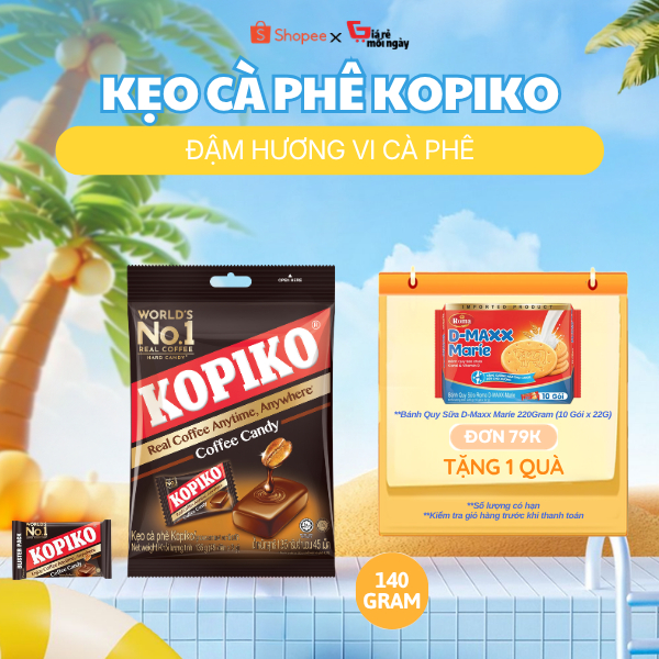 Kẹo cà phê Kopiko Coffee Bịch 140g