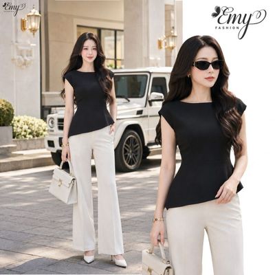 [LƯU Ý SẢN PHẨM CHỈ ÁO] Áo Thiết Kế EMY Thời Trang Cao Cấp A2278 Vải Kaki Hàn Sang Trọng Thanh Lịch