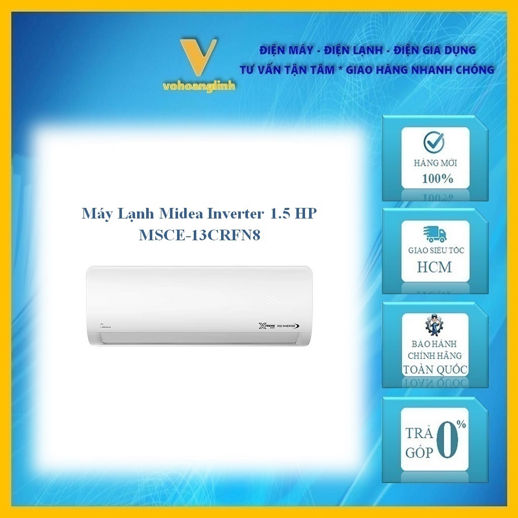 Máy Lạnh Midea Inverter MSCE-13CRFN8 1.5 HP Model 2025