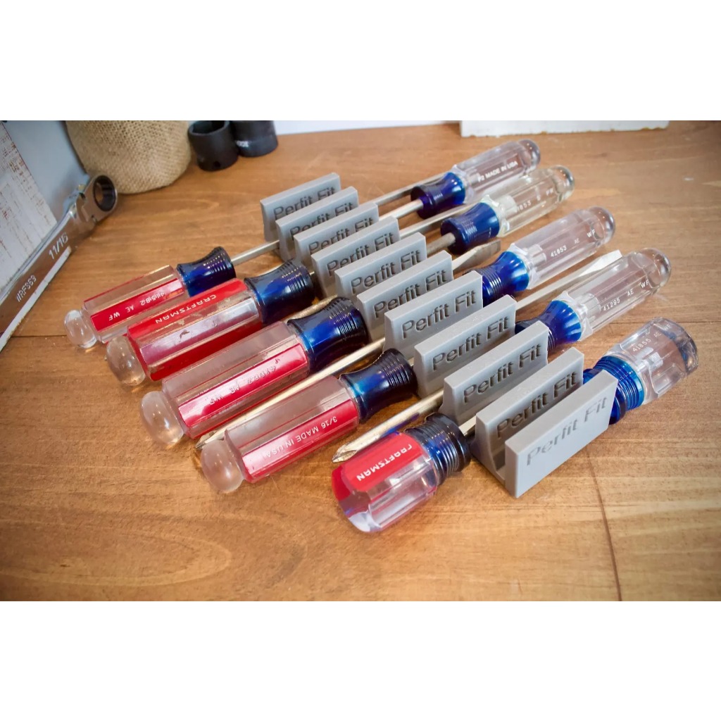 Magnetic Screwdriver Holder | 3D Printed Tool Organizer | Toolbox Drawer Storage