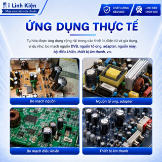 Tụ hóa 35V 100uF-10000uF tần số cao