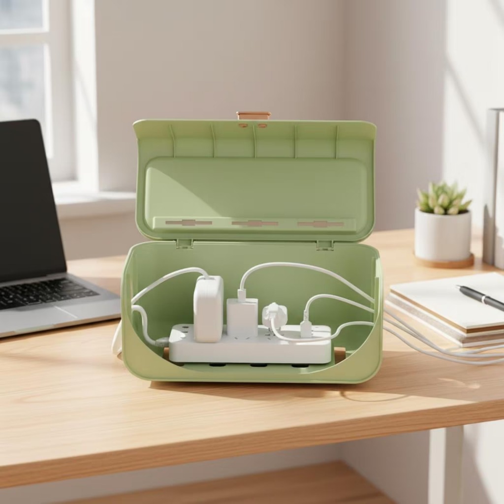 Cable Management Box Cable Organizer Desk Organizer Cord Organizer Wire Storage Box Minimalist