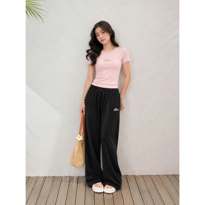 [BOO x SVIP] Áo Thun BOO Dáng Babytee Fitted Thêu Logo Dành Cho Nữ Chất Liệu Cao Cấp, Thoáng Mát