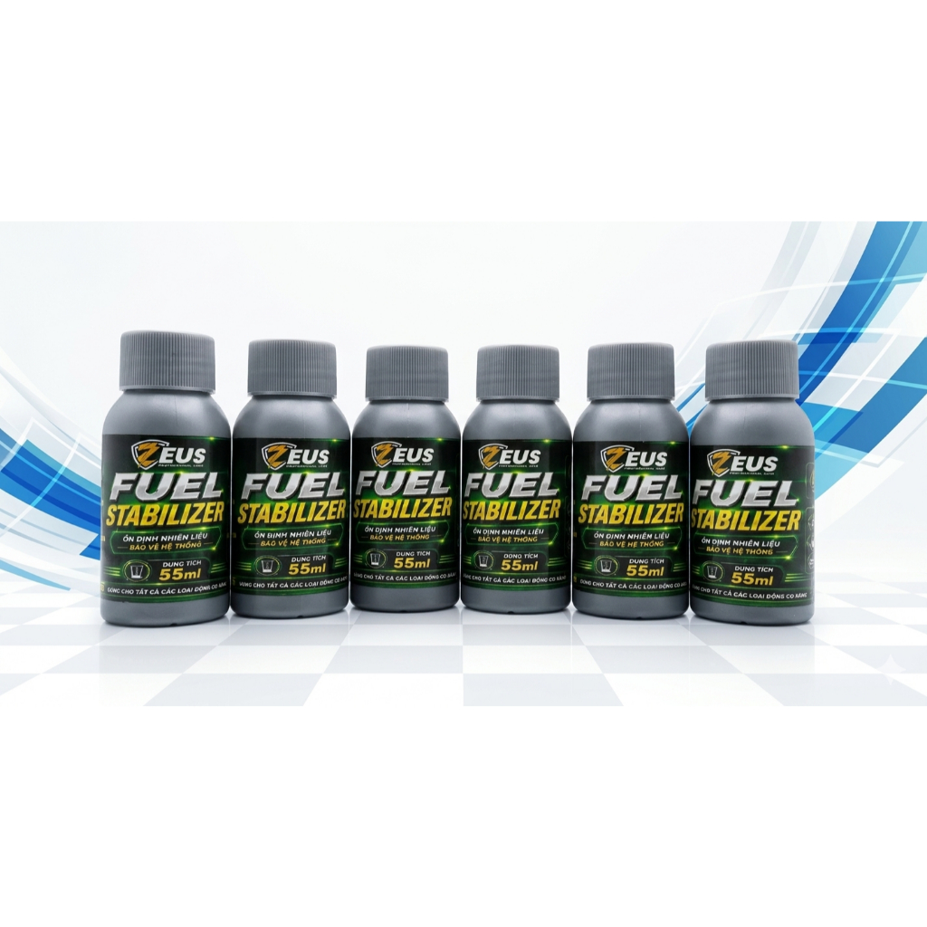 Phụ Gia Zeus Fuel Stabilizer 55ml Ổn Định Xăng E5 E10 Giúp Bảo Vệ Hệ Thống Nhiên Liệu Xe Máy Ô Tô