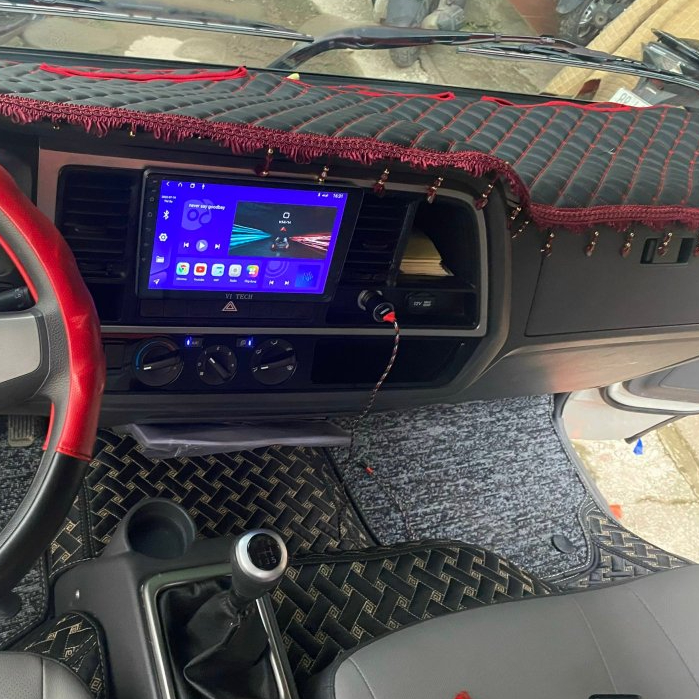 Thảm lót sàn 6D-CACBON xe HYUNDAI EX8 BẢN THIẾU