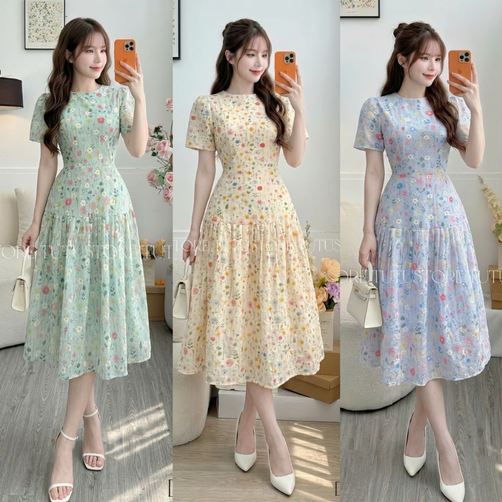 Đầm Kate Thêu Thiết Kế TuTu Store Phù Hợp Đi Chơi Dành Cho Nữ - Mã D1322