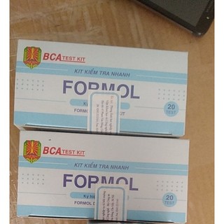 Test, kit kiểm tra nhanh Fomon (formandehyd)