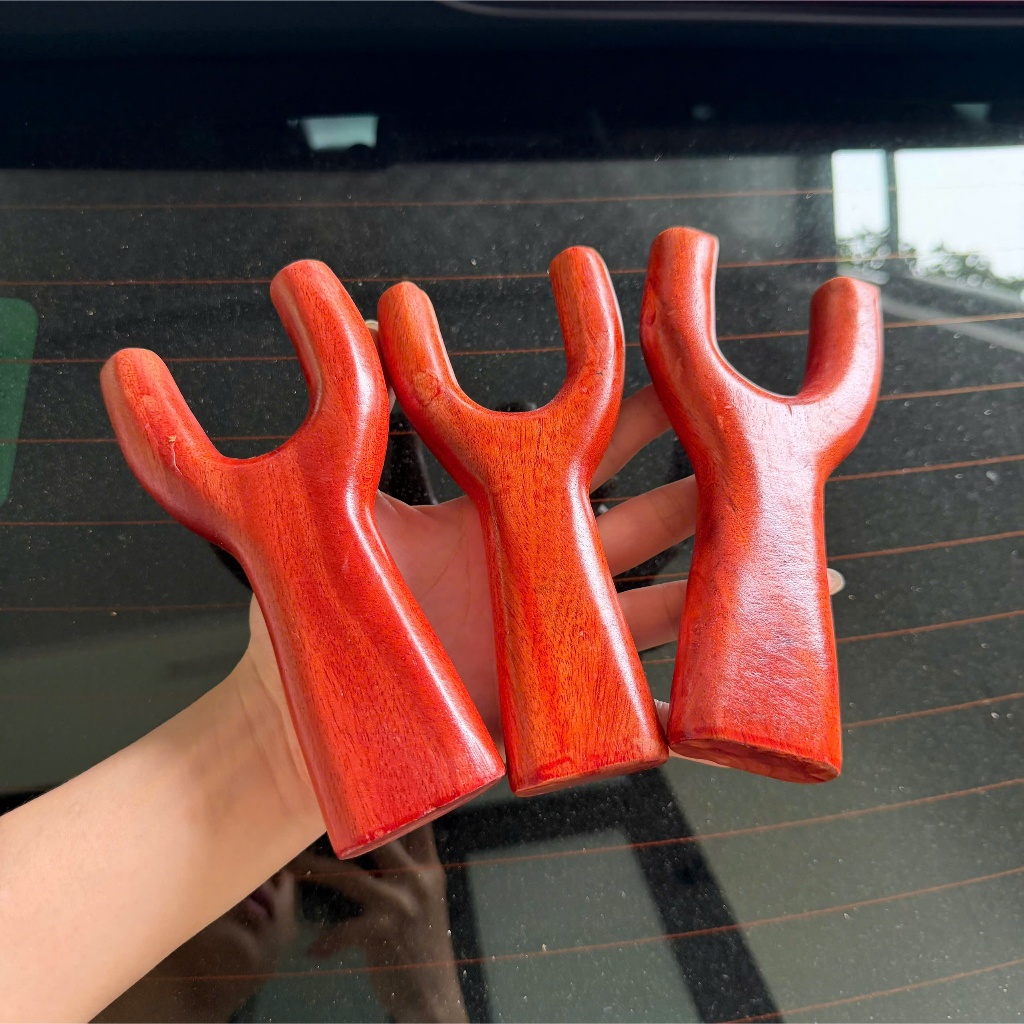 Bộ ná gỗ căm xe, ná gỗ sỏi đá+1 dây sỏi 25cm dày 1li