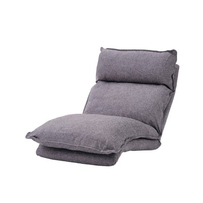 MUJI Ghế Ngồi Bệt Tựa Lưng Cao Màu Xám