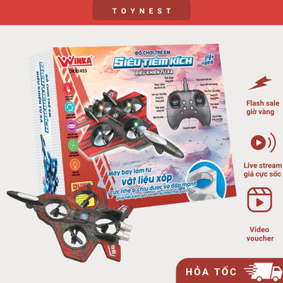 Đồ Chơi Duka: Máy Bay Chiến Đấu Điều Khiển Từ Xa Cho Bé, Siêu Tiêm Kích Bay Lượn Ổn Định, Quà Tặng Trẻ Em DK81453