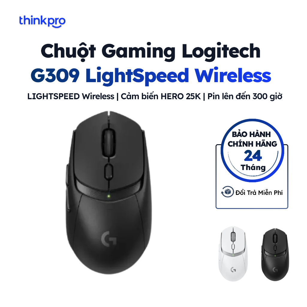 [CHÍNH HÃNG] Chuột Gaming Logitech G309 LIGHTSPEED Wireless Bluetooth Polling Rate 1K, 25.600 DPI