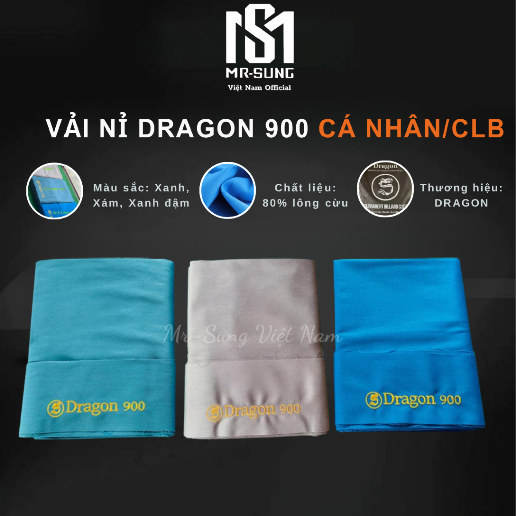 Vải Nỉ Dragon 900 - Nỉ bàn Bida Chất Lượng Hàng Nhập Trung Cao Cấp - Nỉ thay bàn Bida - Mr Sung
