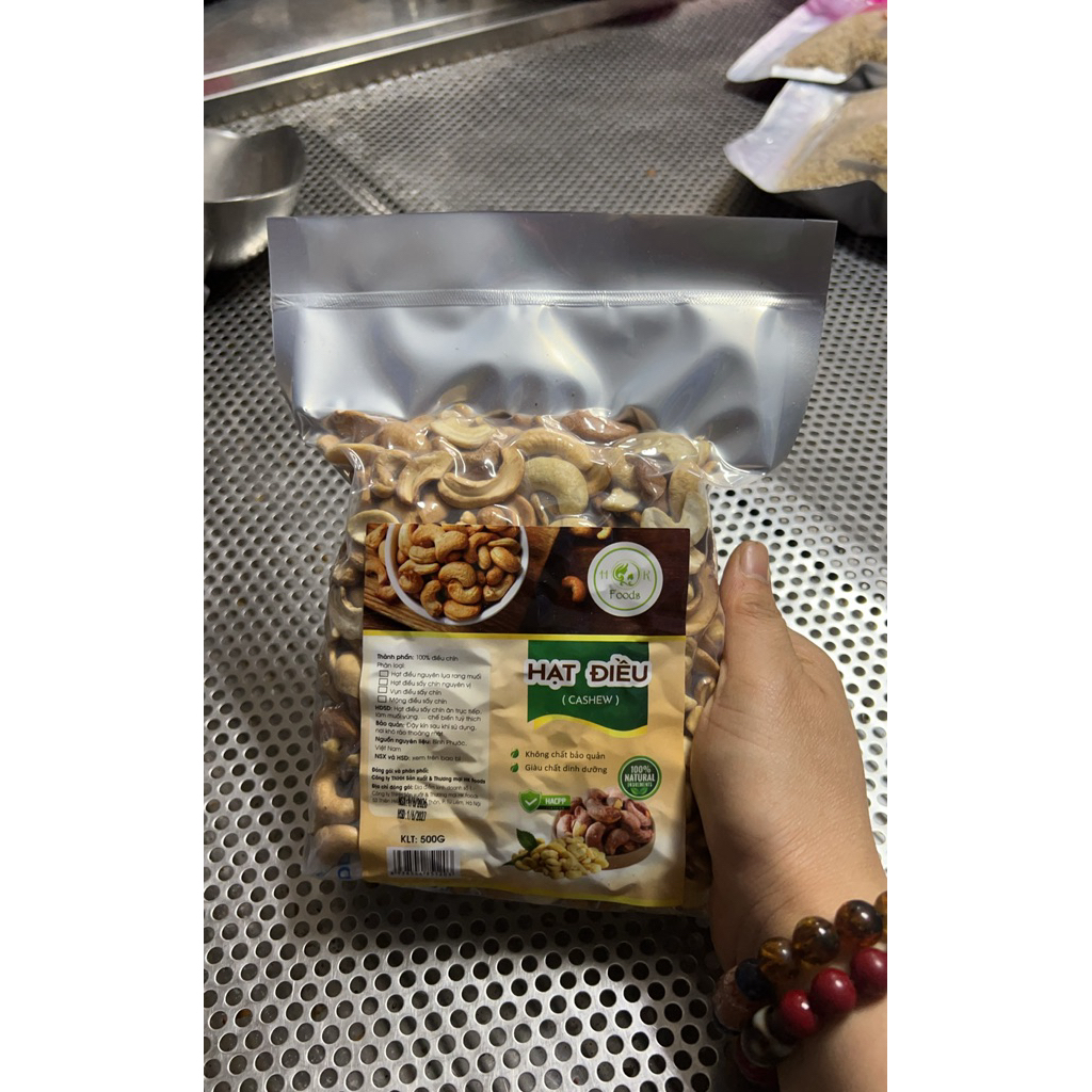 Hạt Điều vỡ đôi rang chín Bình phước gói 500g