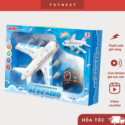 Đồ Chơi DUKA: Máy Bay điều khiển Từ Xa - Bé Bự Aero - DK81450
