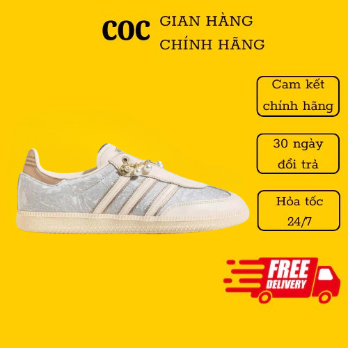 [ Authentic ] Giày Thể Thao Nữ Adidas Samba OG Clover Desert