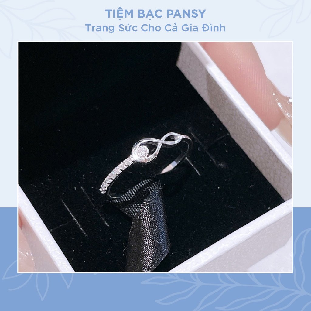Nhẫn bạc nữ PANSY hình cá nhỏ thanh mảnh, nữ tính bằng bạc ta
