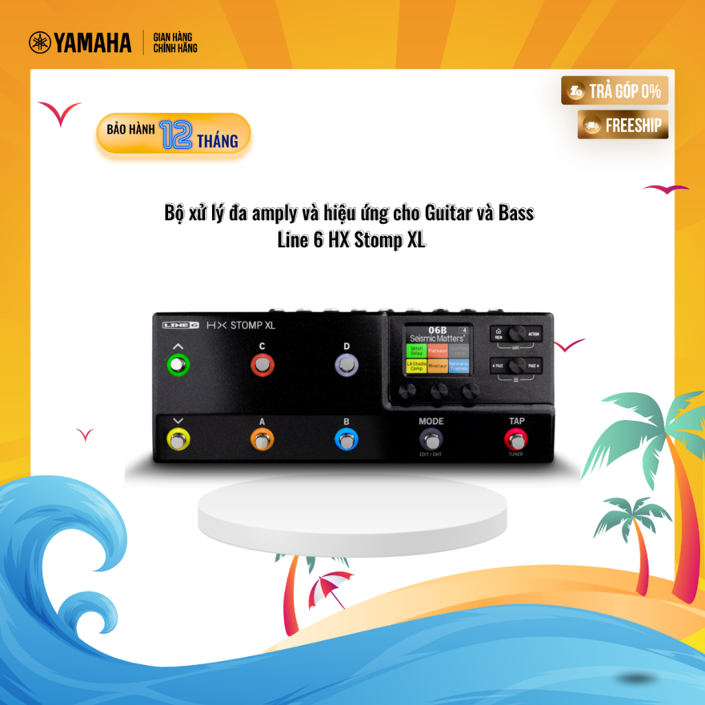 Bộ xử lý đa amply và hiệu ứng cho Guitar và Bass Line 6 HX Stomp XL