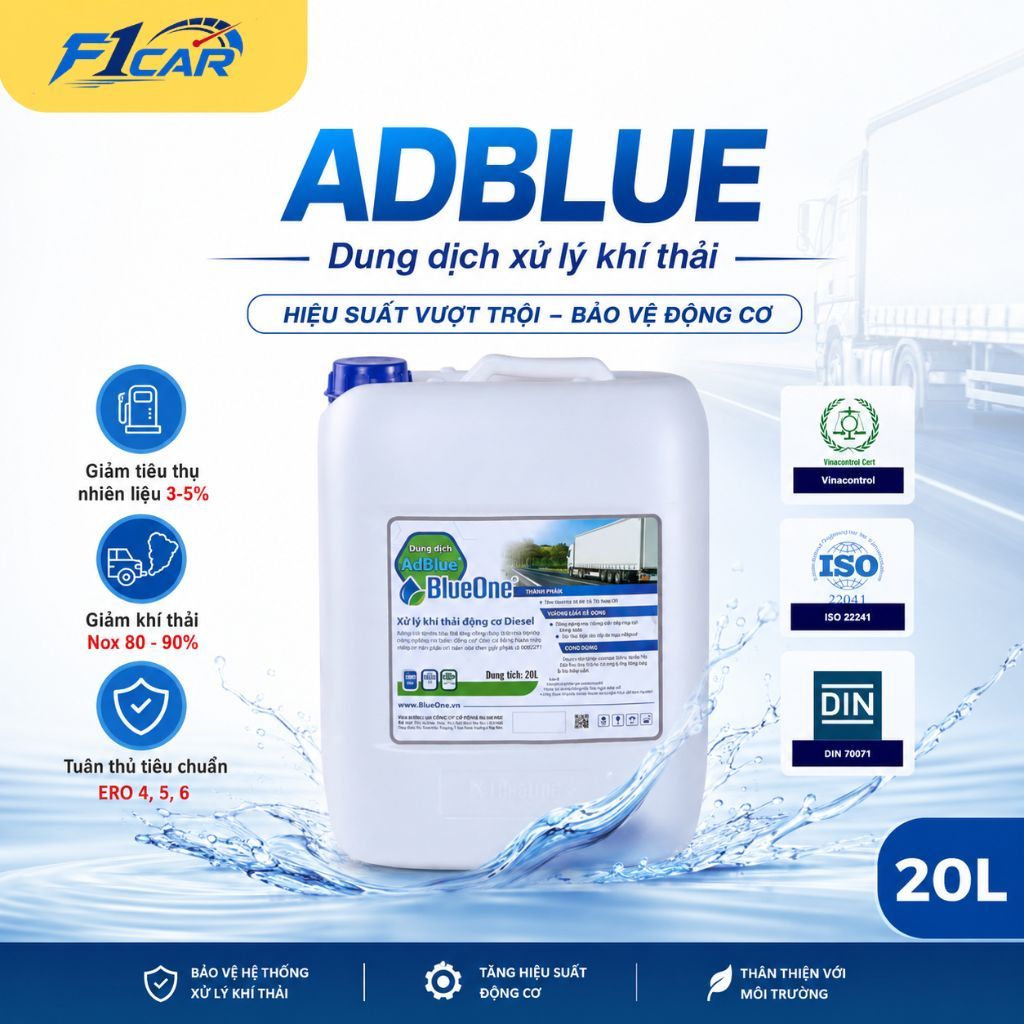 Dung dịch xử lí khí thải động cơ Diesel, dung dịch Adblue - Hàng Chính Hãng