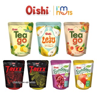 Combo 5 Túi Nước Giải Khát Oishi 180ml Tiện Lợi Đủ Vị LeJu Tea Go Sundays TRexx