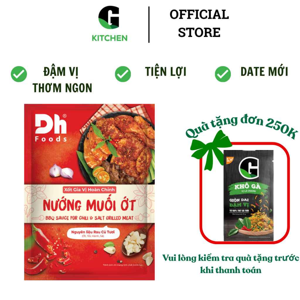 Sốt Nướng Muối Ớt 80g Dhfood