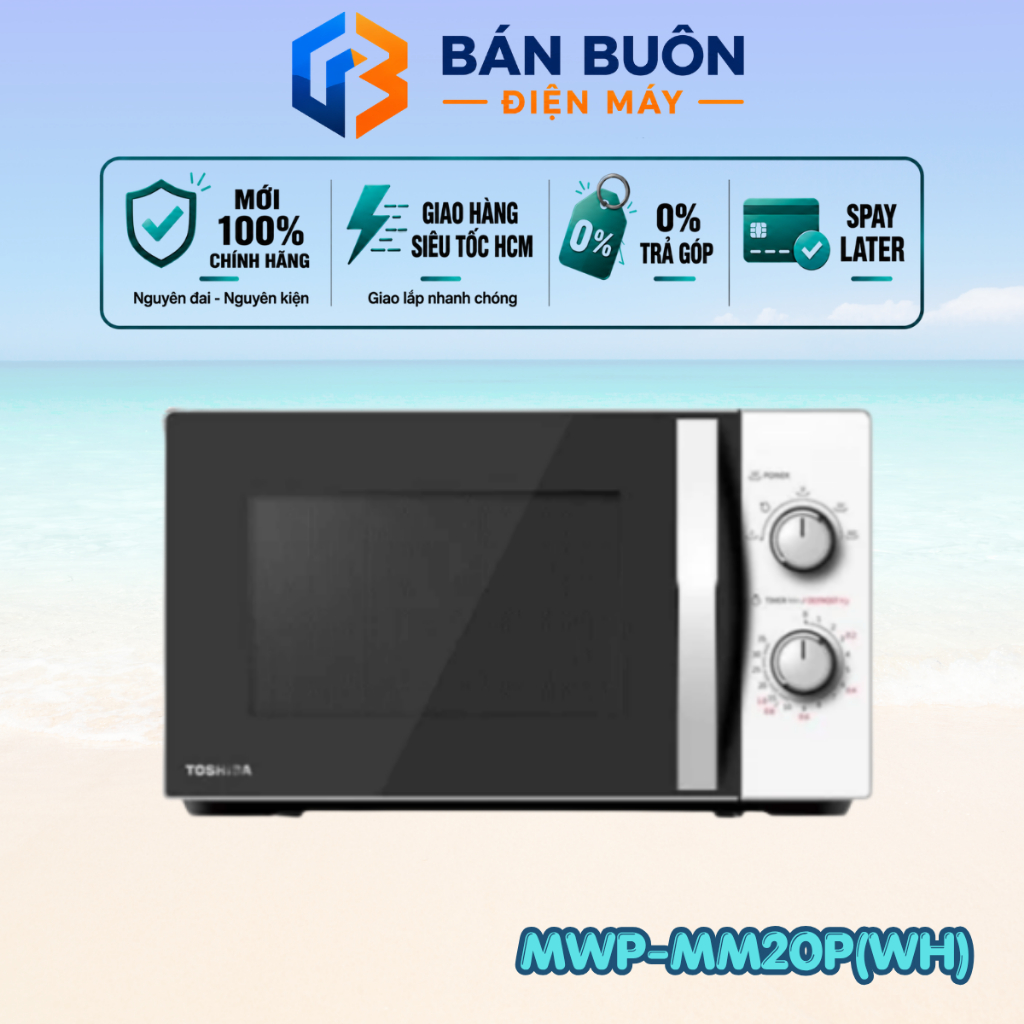 MWP-MM20P(WH) | Lò Vi Sóng Toshiba MWP-MM20P(WH) - Chính Hãng