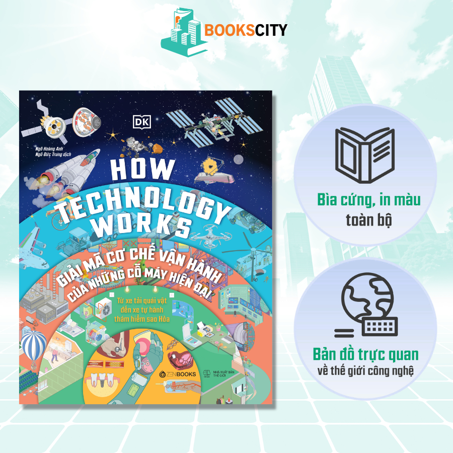 Sách - Giải Mã Cơ Chế Vận Hành Của Cỗ Máy Hiện Đại - HOW TECHNOLOGY WORKS - DK Publishing