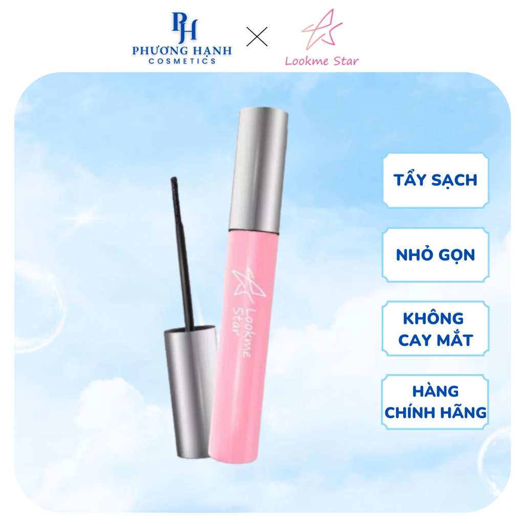 Tẩy trang mi Lookme Star, Eyelash Glue Remover, Chống nước, Dễ tẩy, Không gây cay mắt