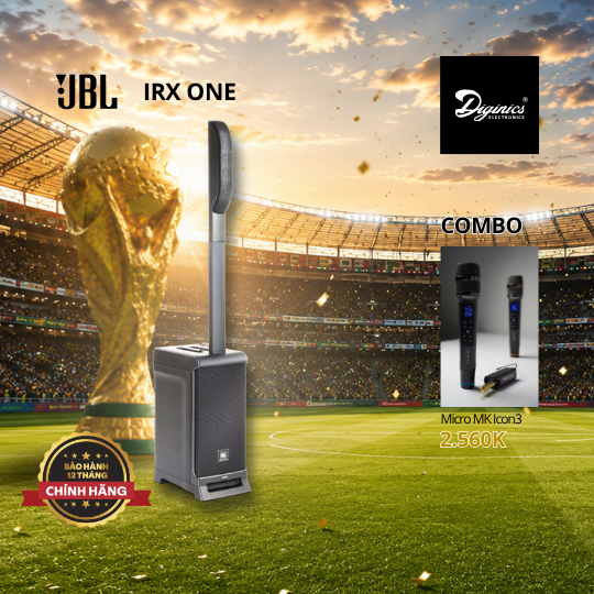 Loa cột JBL IRX ONE - Chính Hãng PGI, Bảo Hành 12 Tháng, Công suất 1.300W, hát KARAOKE