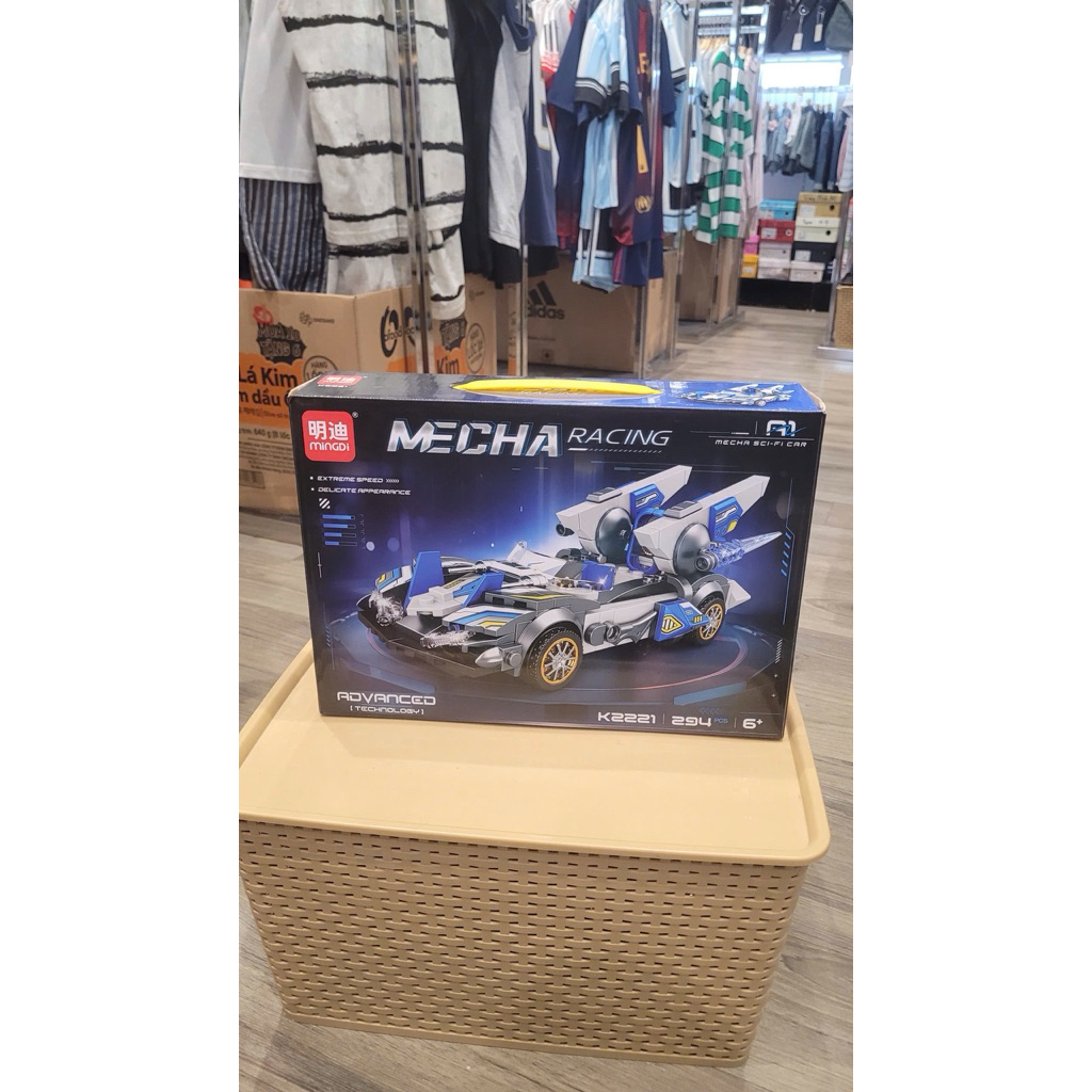 🏎️ Đồ Chơi Lắp Ráp Xe Đua Mecha Racing Mingdi K2221 (294 Mảnh) - Siêu Xe Giả Tưởng Sci-Fi Cực Chất