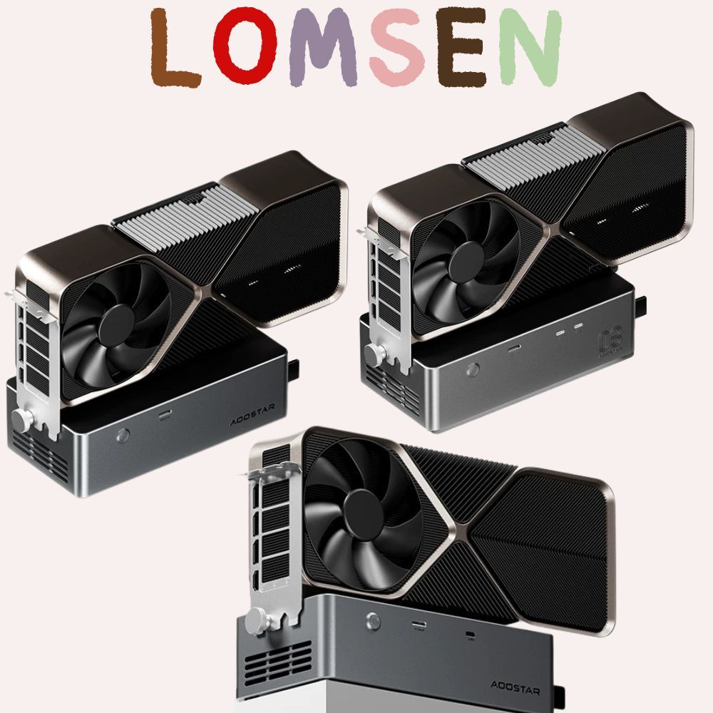 eGPU AooStar AG01/ AG02 / AG03 LOMSEN OCuLink USB4 Thunderbolt 5 – Gắn VGA rời cho Mini PC Laptop