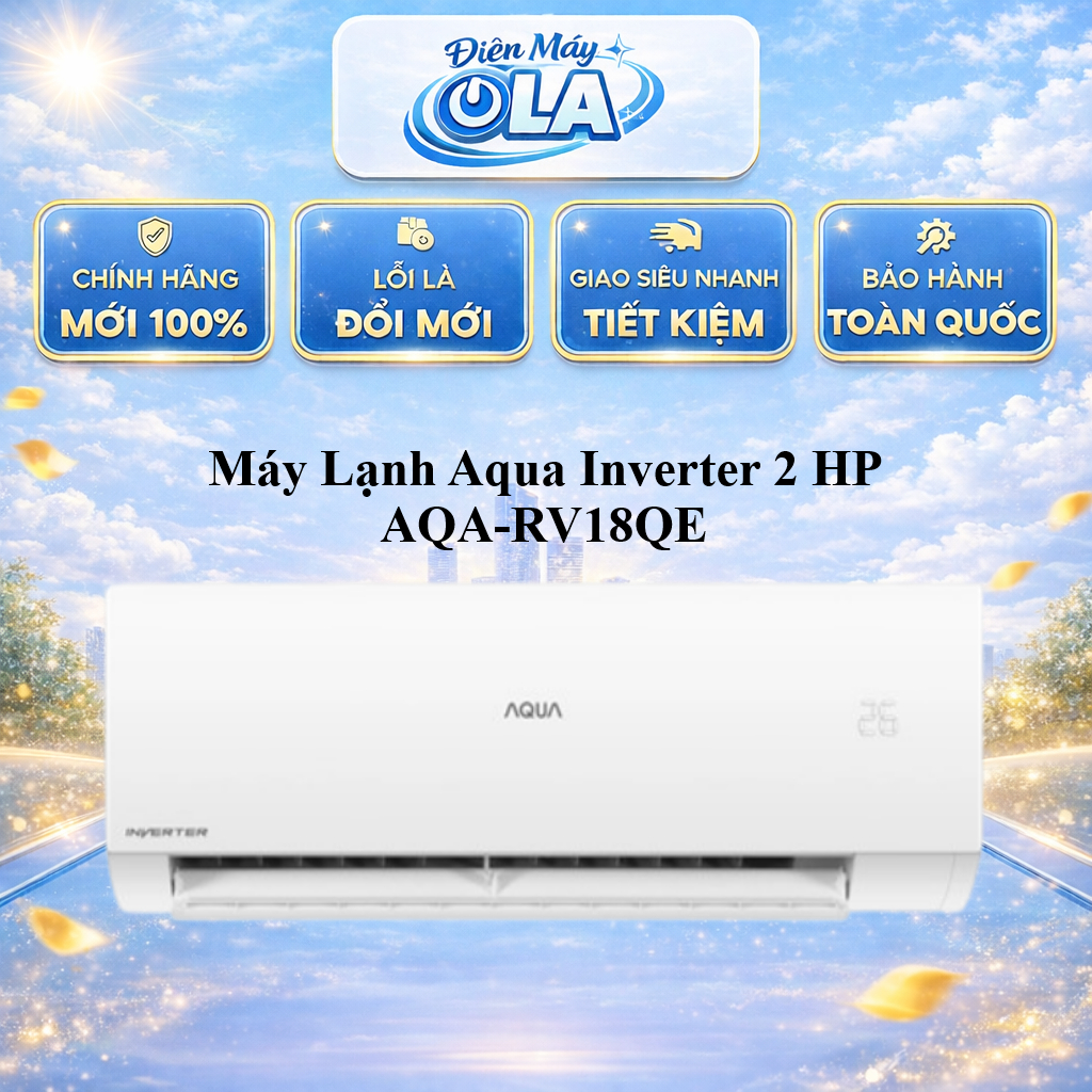 AQA-RV18QE - Máy Lạnh Aqua Inverter 2 HP AQA-RV18QE - TOÀN QUỐC