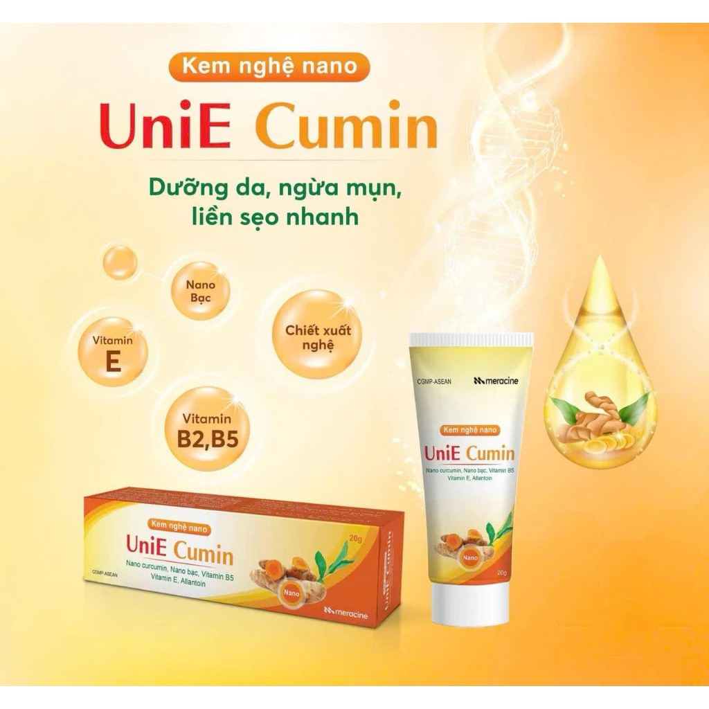 Kem nghệ UniE Cumin- mờ sẹo mờ thâm
