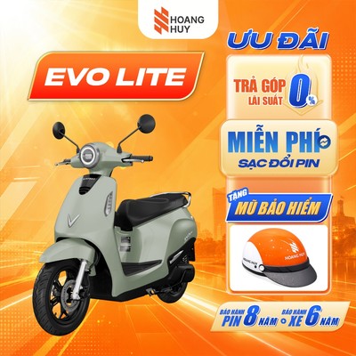 [HN] Xe Máy Điện VinFast Evo Lite | 50cc | Trả góp 0%