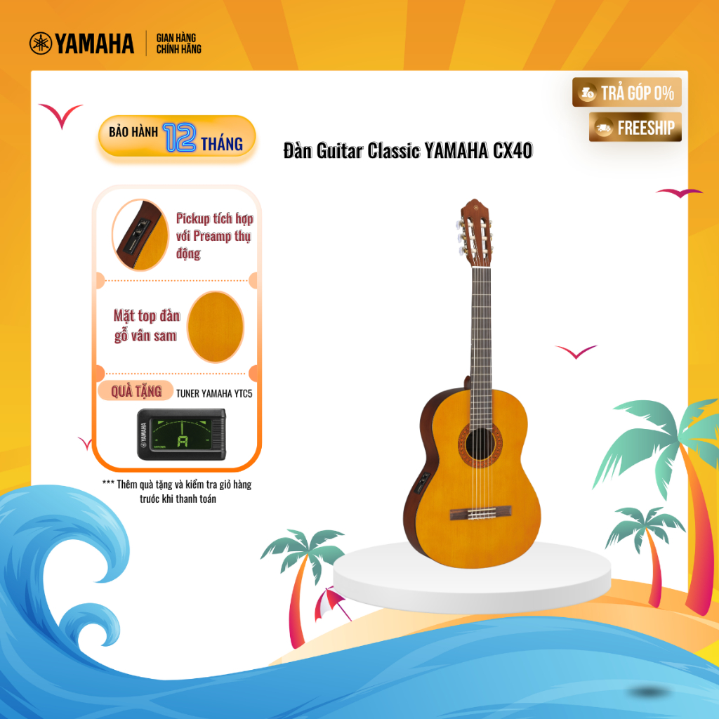 Đàn Guitar Classic YAMAHA CX40