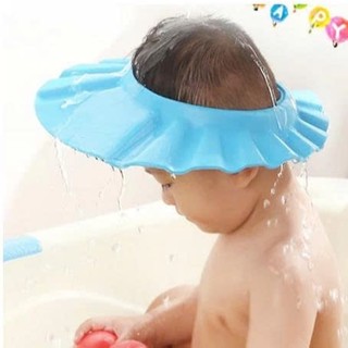 Mũ gội đầu chắn nước cho bé - Mũ tắm có thể điều chỉnh kích cỡ, bảo vệ mắt và tai cho trẻ