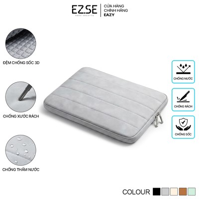 Túi đựng laptop chống sốc da lì cao cấp nhiều màu sắc EAZY TS03, Túi chống sốc máy tính bảng macbook