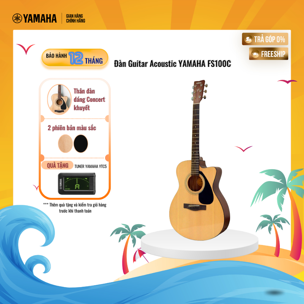 Đàn Guitar Acoustic YAMAHA FS100C