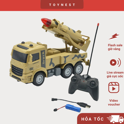 Đồ chơi DUKA: Xe Điều Khiển Từ Xa - Xe Tên Lửa Siêu Thanh - DK81444