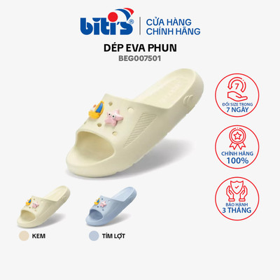 Dép Eva phun Biti's Bé gái BEG007501 size 30 đến 34